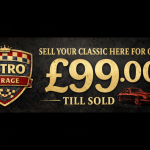 Sell your Classic Vehicle from £99.00
